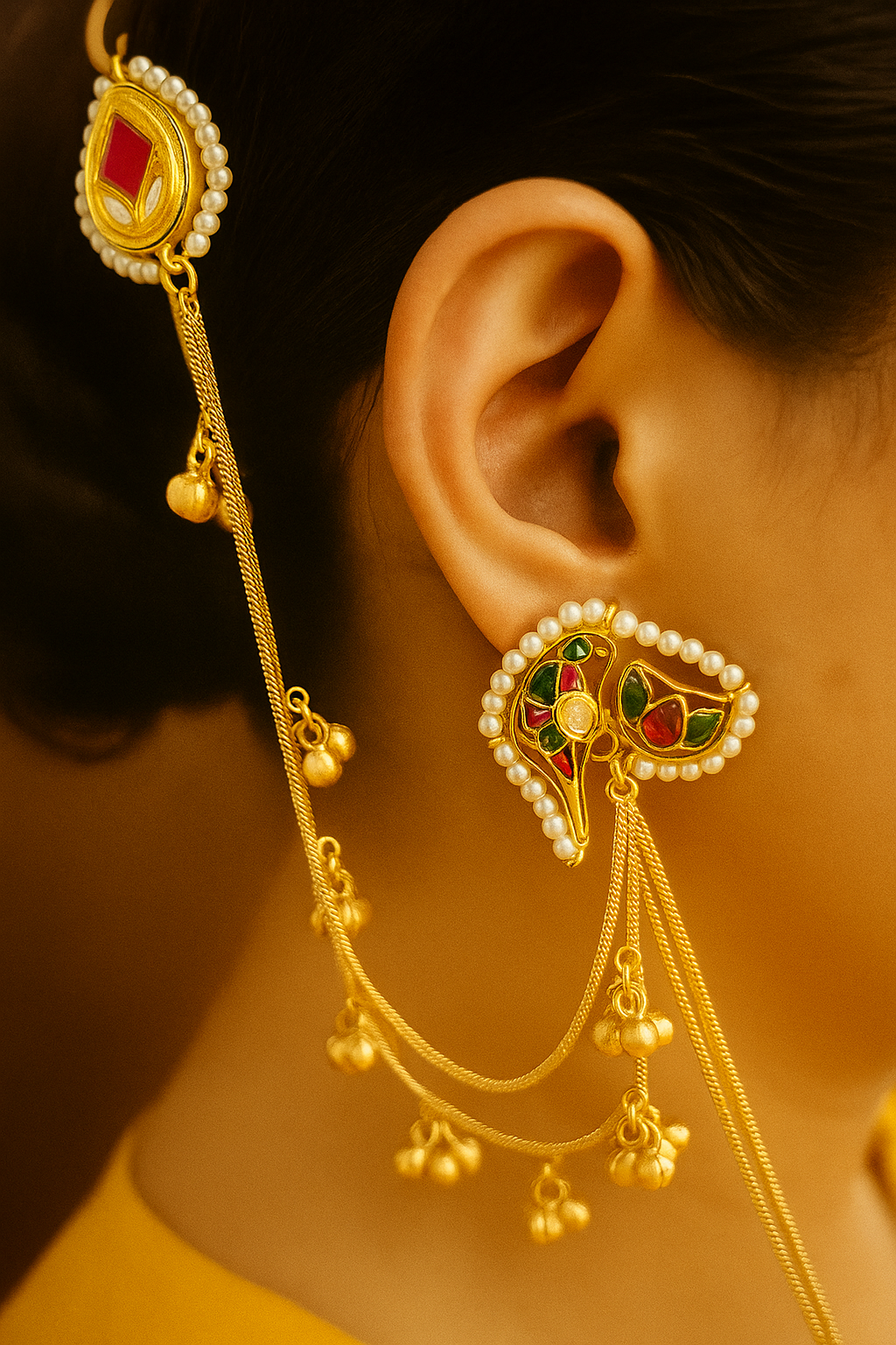 Kashmiri Dejoor Earrings