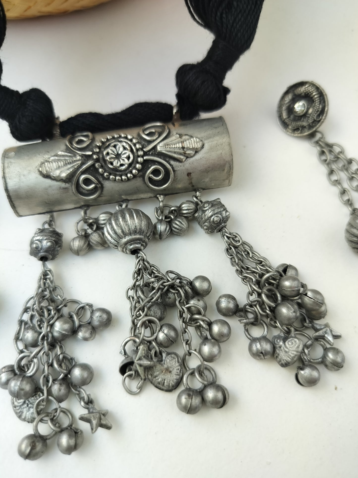 Ghungroo Oxidised Necklace set