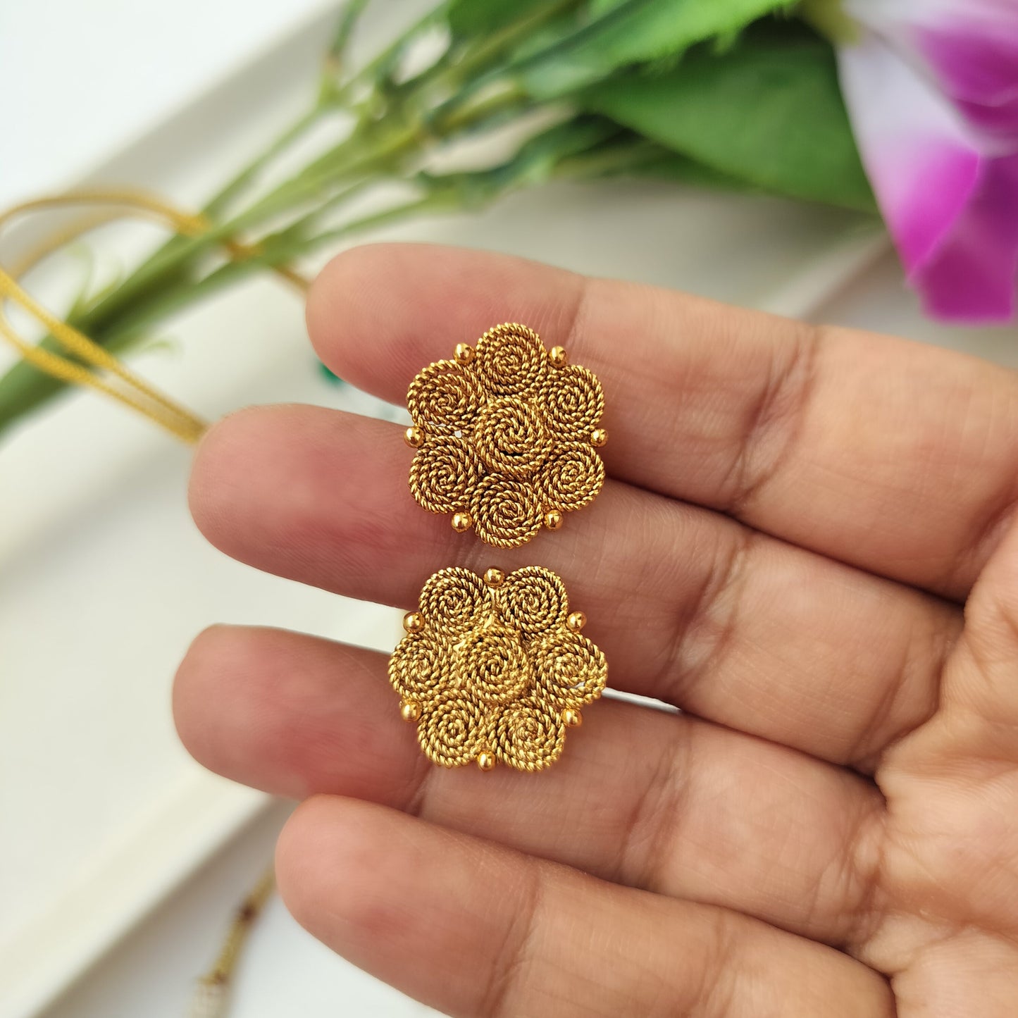 Swarn Gold Lookalike Necklace set