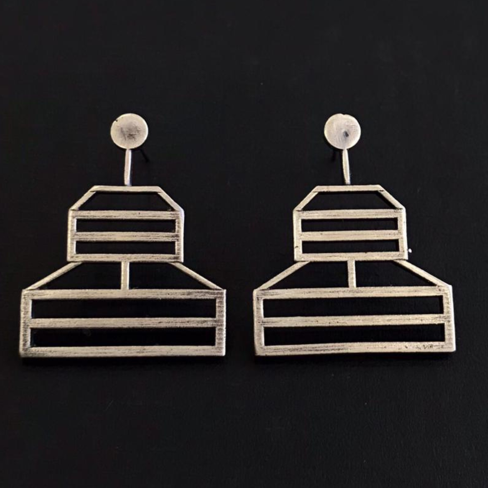 Lisa Silver Lookalike Earrings