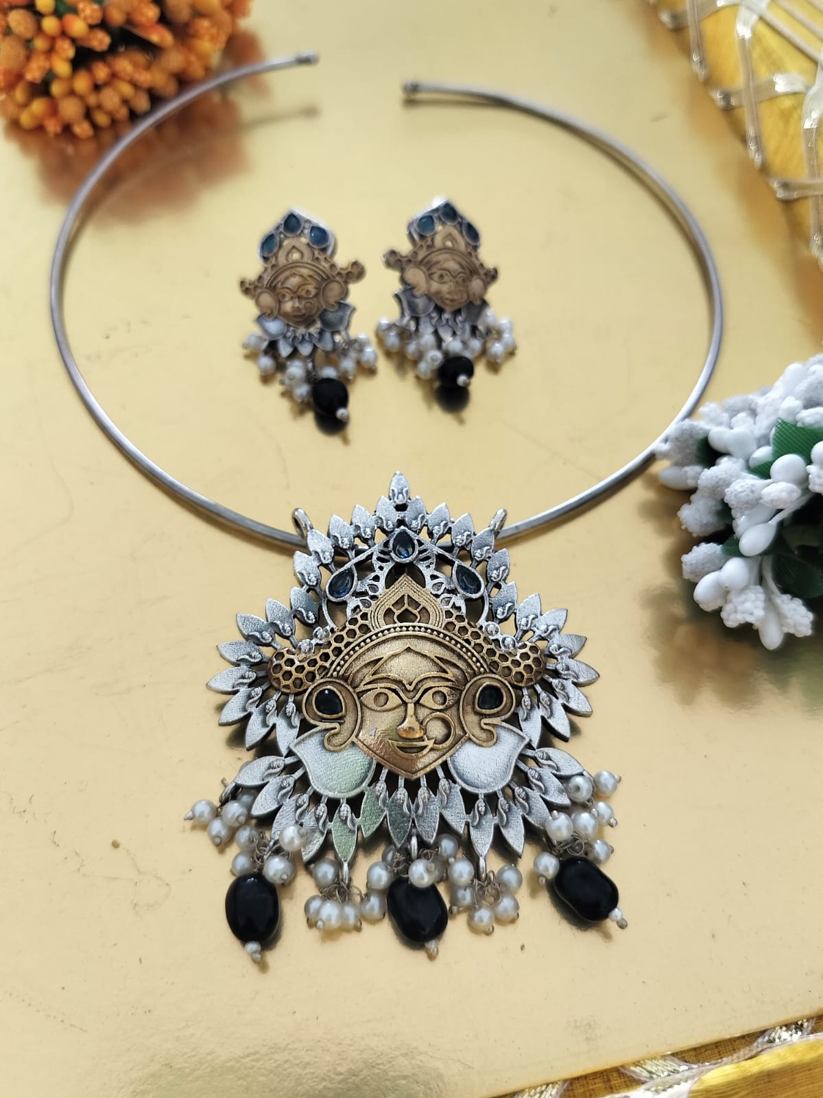 Ambe Maa Dual Tone Pearl hasli