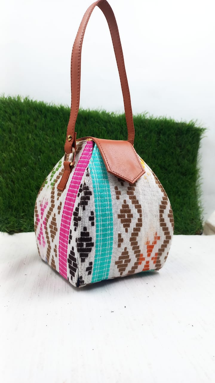 Multicolored matka potli bag