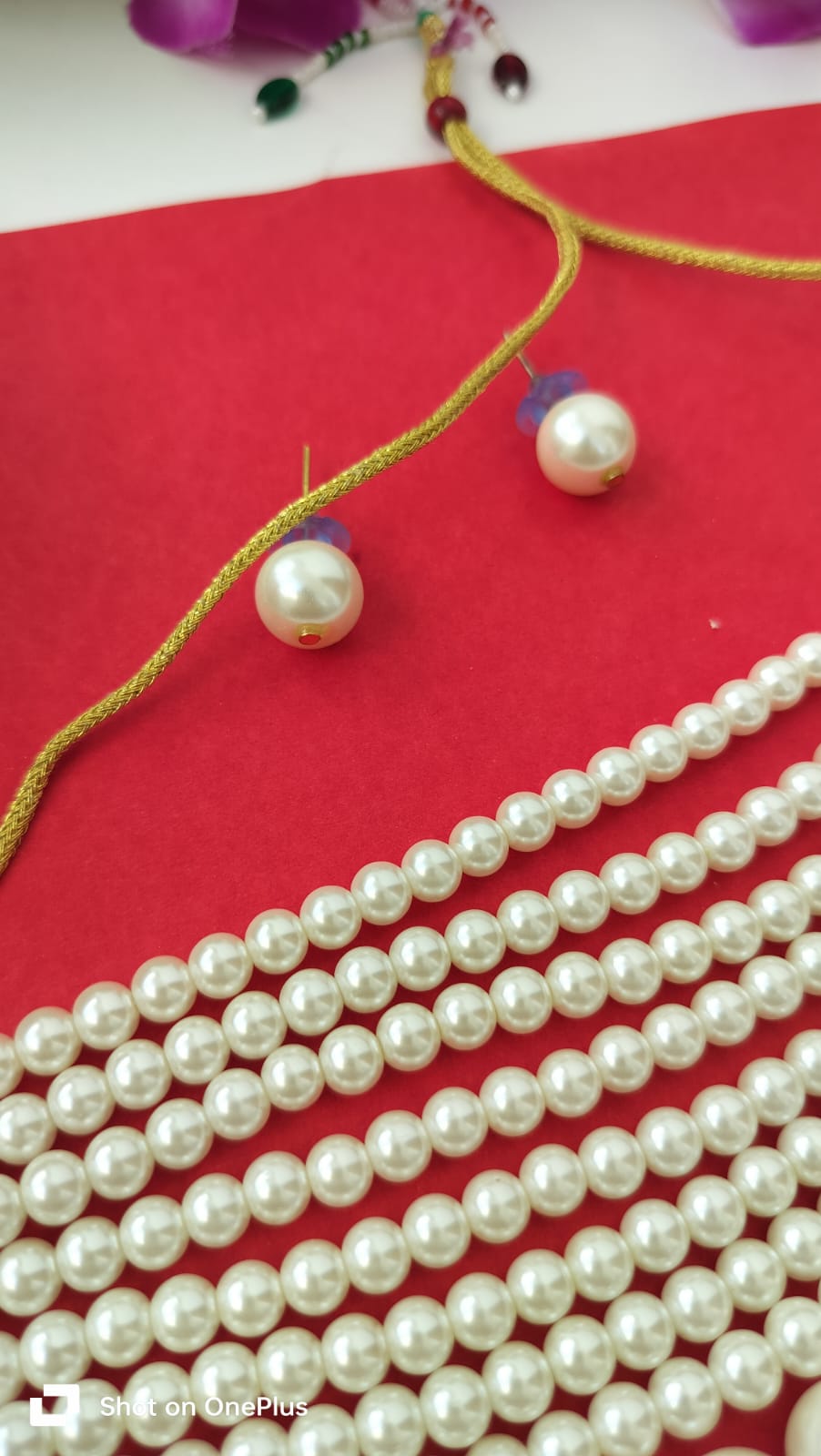 Alia Bhatt Inspired Pearl Multilayer Choker