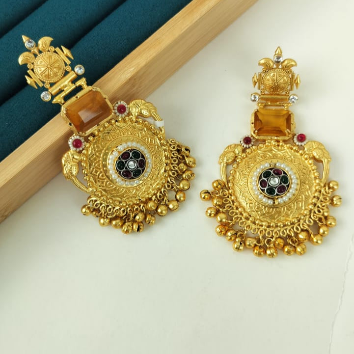 Samstita Brass Earrings