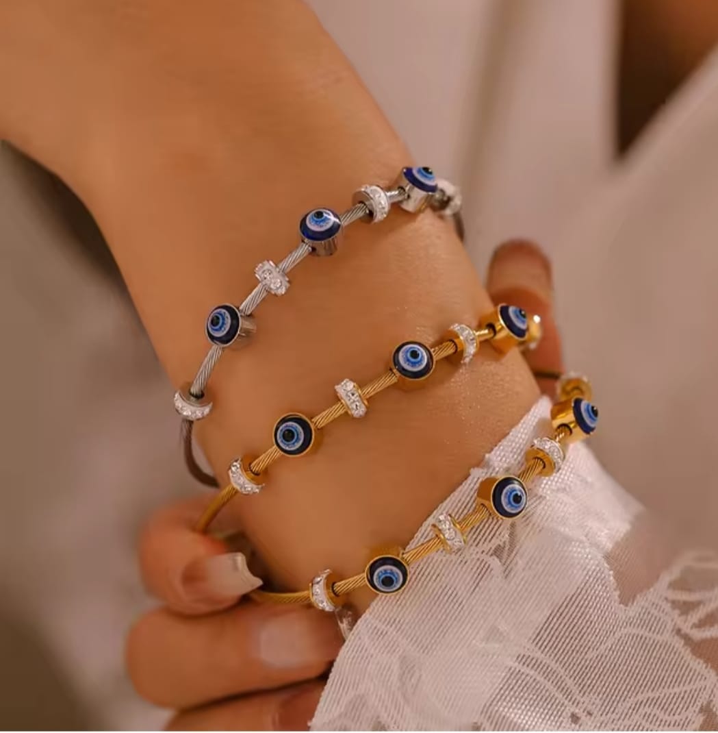 Trendy Classic Evil Eye Bangle