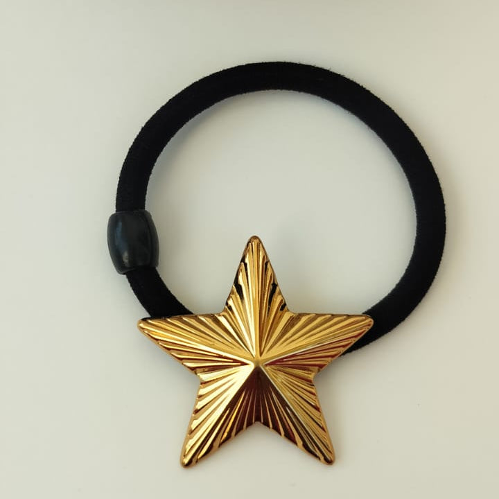 Star Metallic Hair Tie