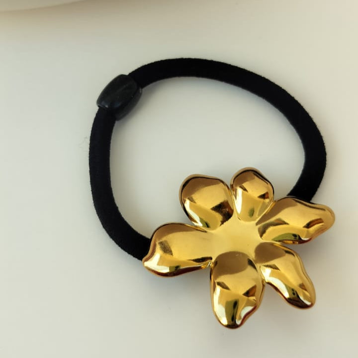 Bloom Metallic Hair Tie