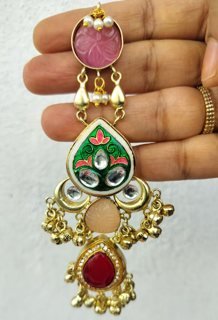 Mohini Gold Plated Fusion Earrings