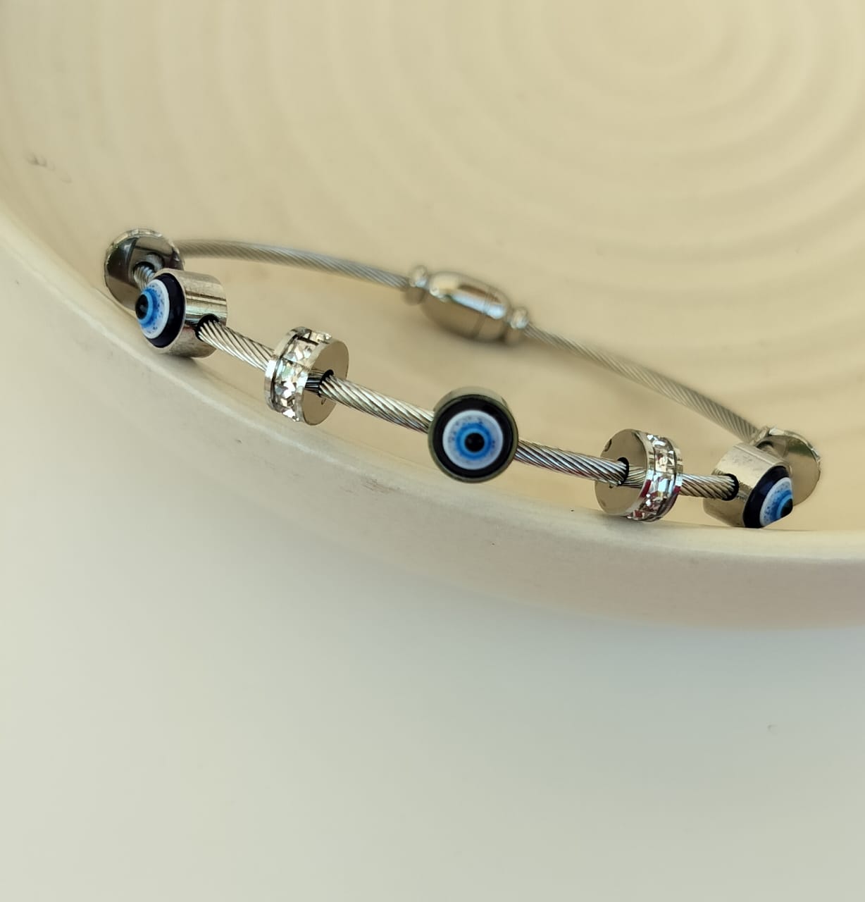 Trendy Classic Evil Eye Bangle