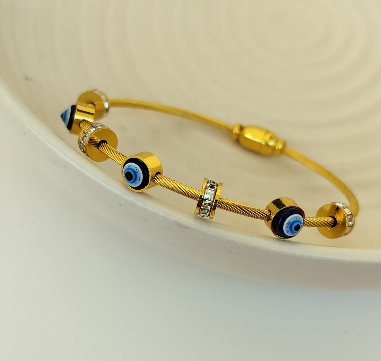 Trendy Classic Evil Eye Bangle