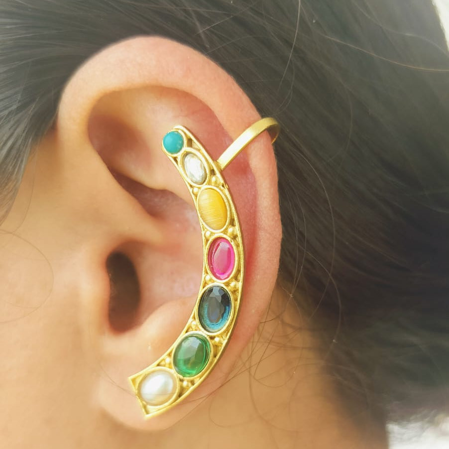 Dainty Stone Earcuffs