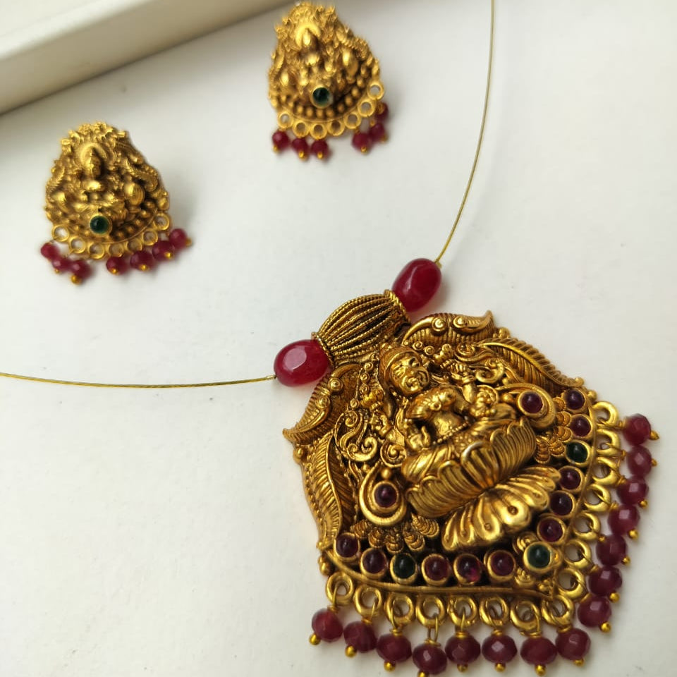 Antique Lakshmi Temple Jewelry Set