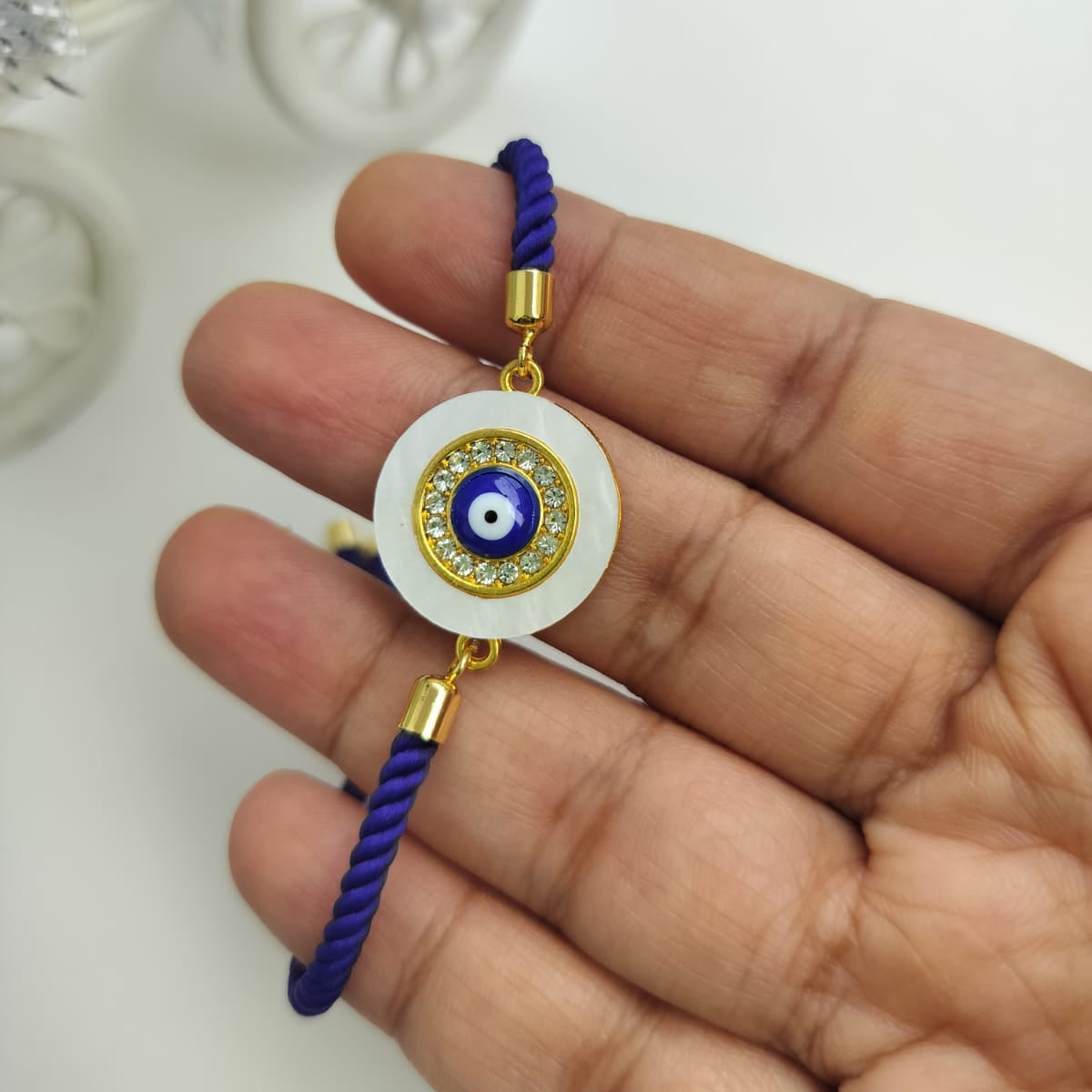 Evil Eye Thread Bracelet Rakhi For Men & Women
