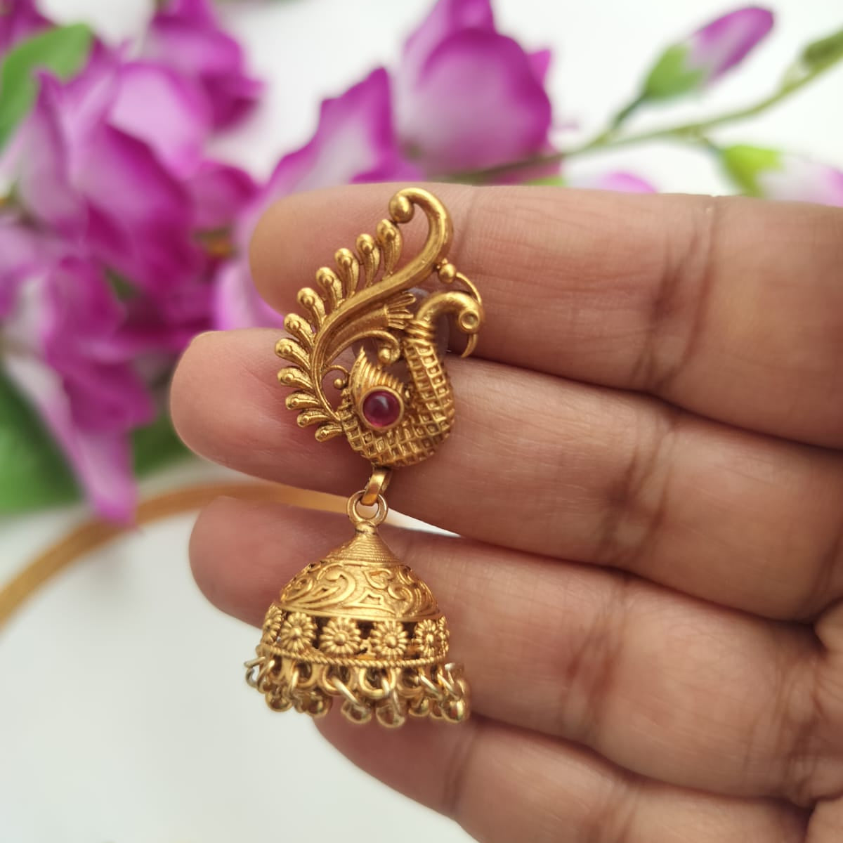 Swasti Antique Temple Necklace set
