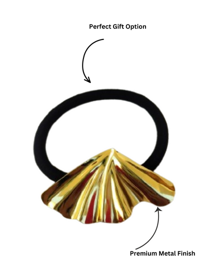 Rustic Metallic Hair Tie