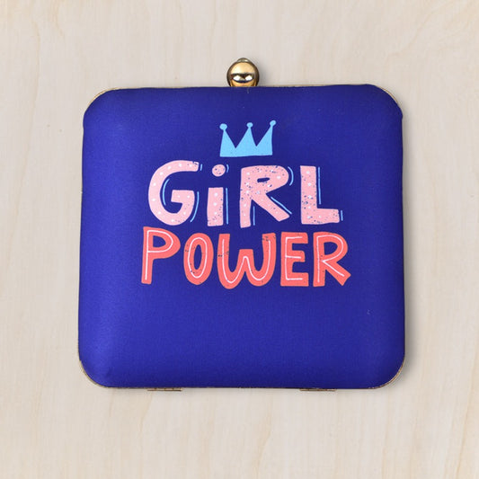 Quote Printed Clutch