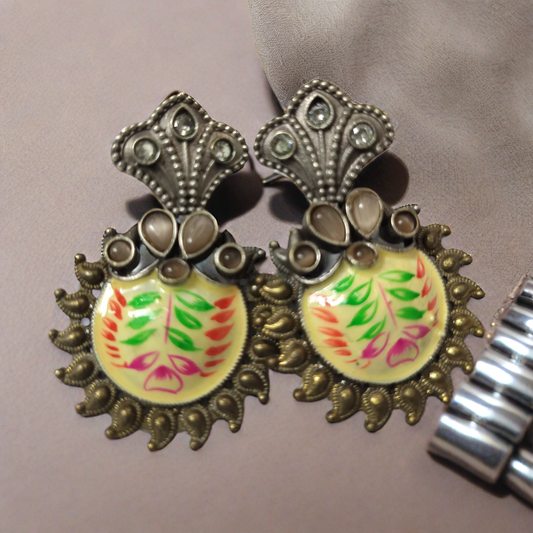 Handpainted Raya Earrings