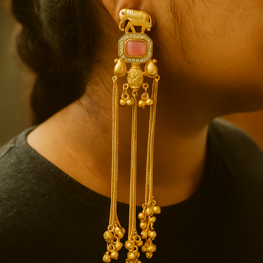 Gajraj Kashmiri Earrings