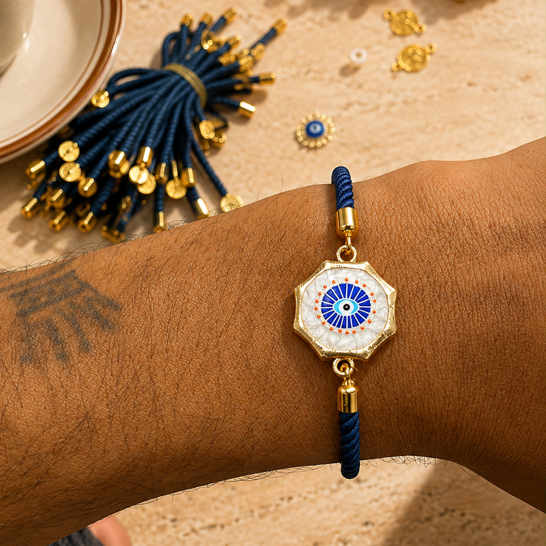 Pentagon Evil Eye Rakhi For Men & Women