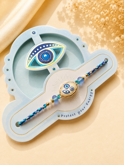 Evil Eye Thread Rakhi For Brother