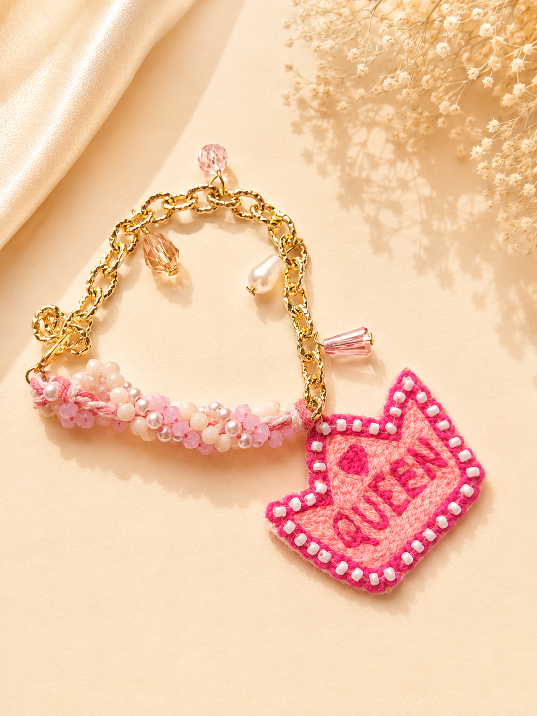 Queens Charm Bracelet Rakhi For Sister/Bhabhi