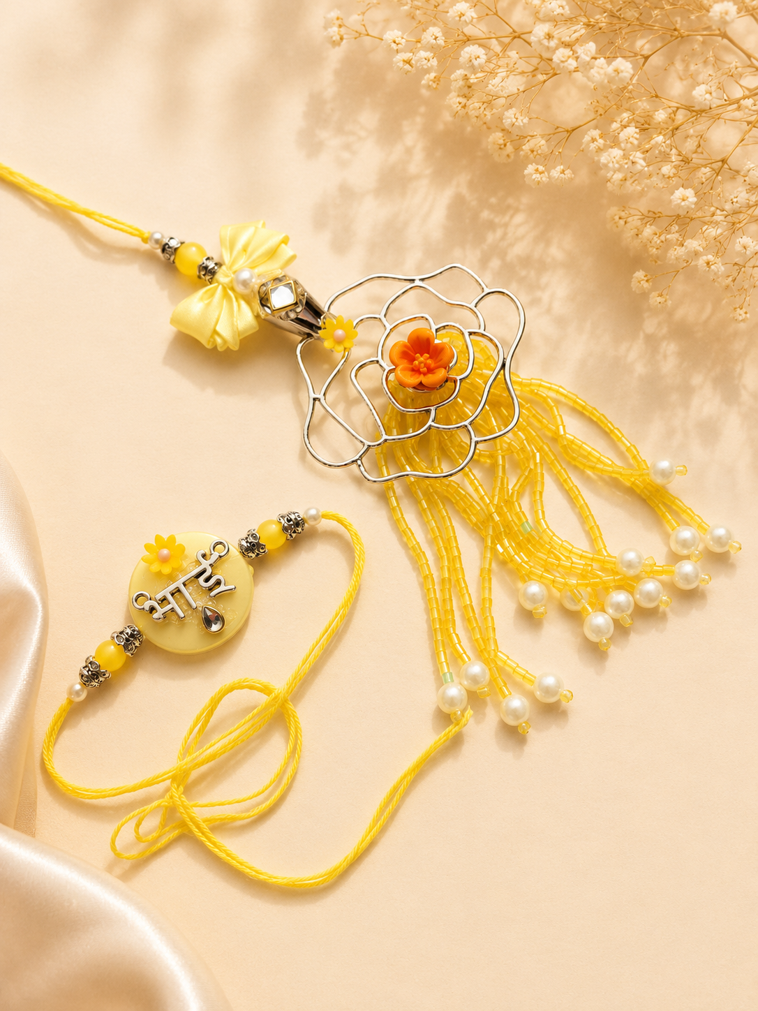 Basant Bhai Rakhi & Bhabhi Lumba - Couple Rakhi