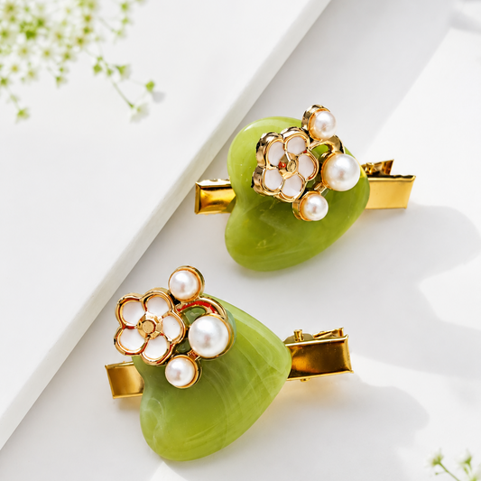 Twinkle Pearl Hair Clip- Set of 2