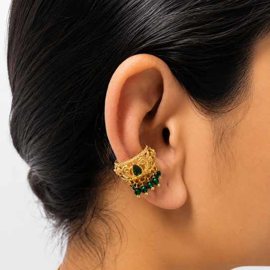 Aarzoo Golden Green Bugadi