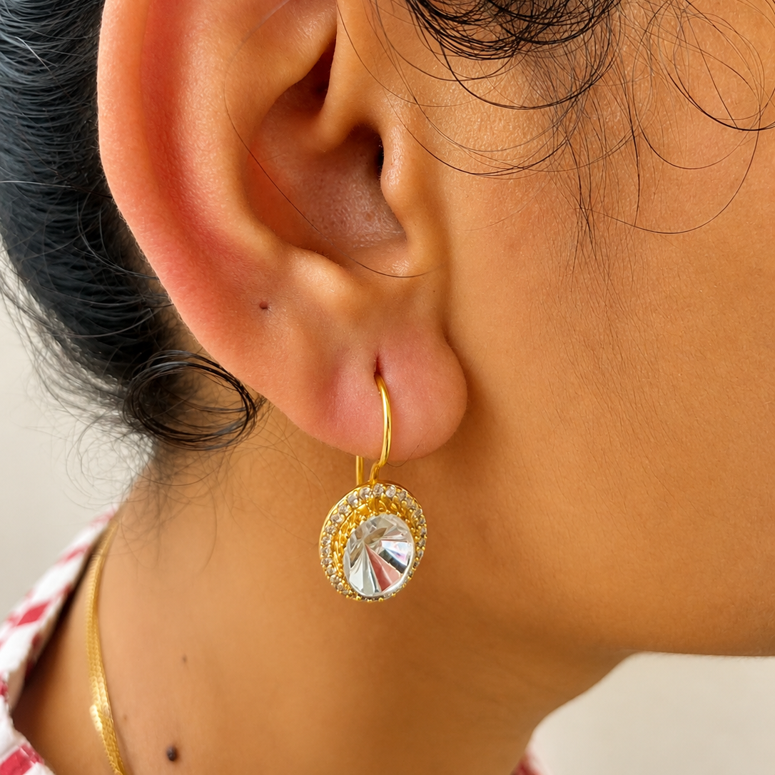 Kundan Drop Earrings