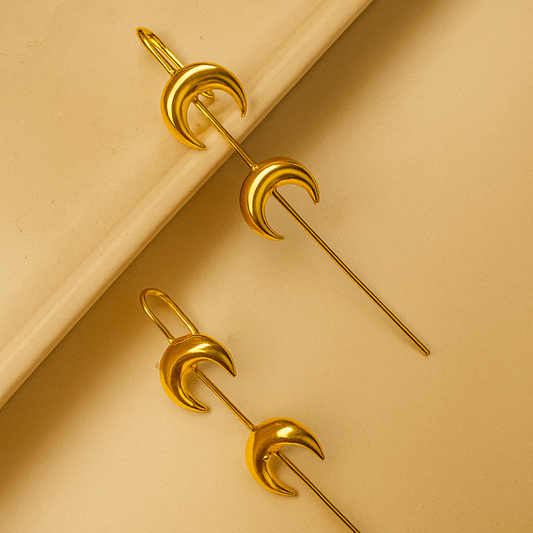 Aster Golden Needle Earcuff