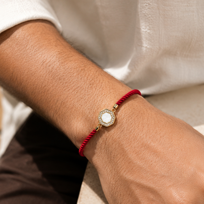 Mop Red thread Bracelet Unisex Rakhi For Brother & SIster