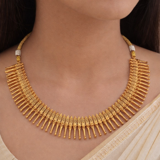 Golden Needle Choker Set