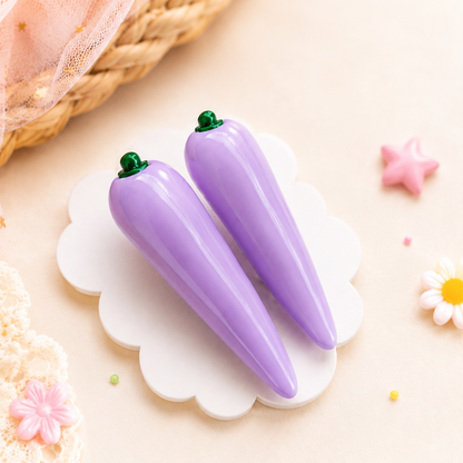 Vibrant Chilli Pepper Hair Clip For Kids