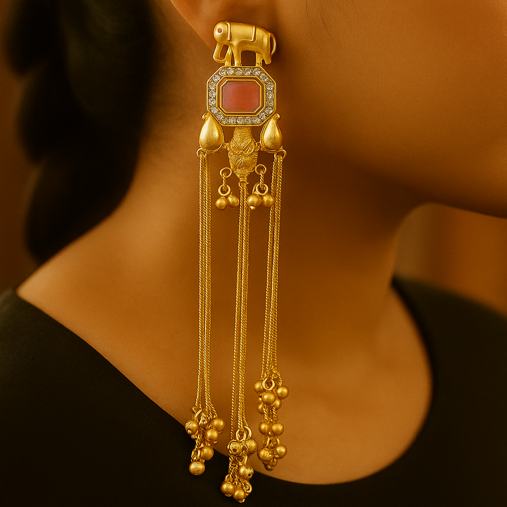 Gajraj Kashmiri Earrings