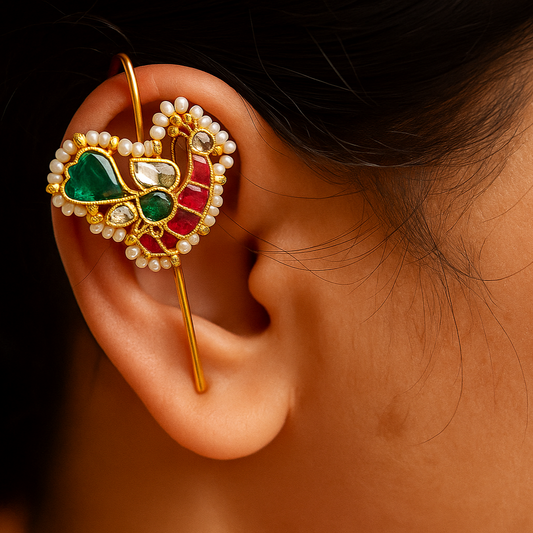 Archi Pachi Kundan Morning Earcuff