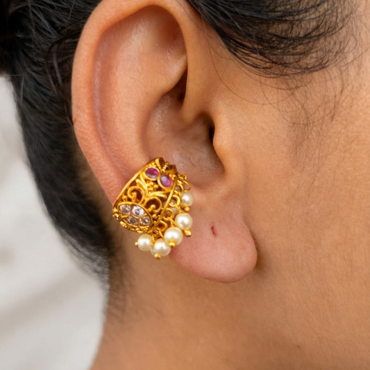 Siddhi Golden Stone Bugadi - Pink