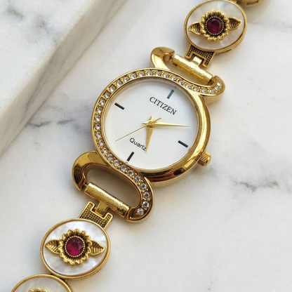 MOP Designer Heritage Bracelet Watch