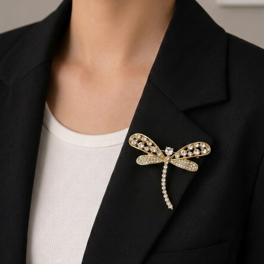 Firefly Crystal Brooch