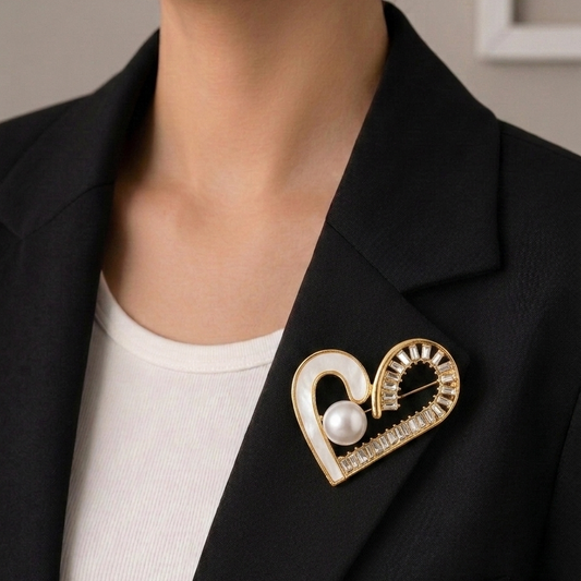 Whispering Heart Brooch