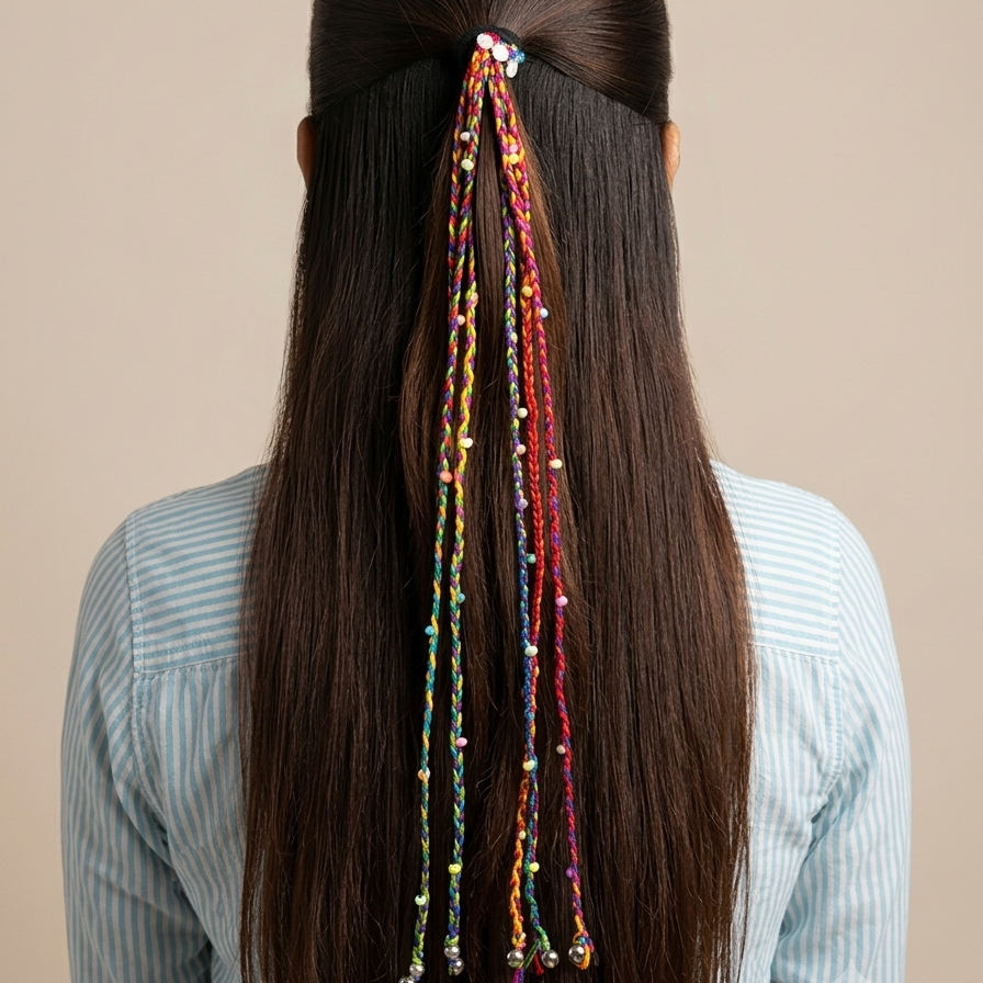 Ambe Boho Navratri Hair Accessory