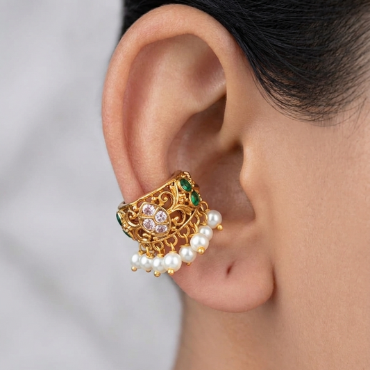 Siddhi Golden Stone Bugadi - Green