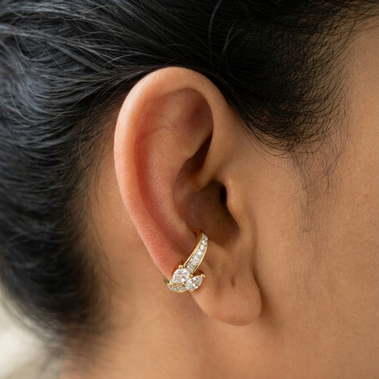 Hazel AD Clip On Earcuff Earrings