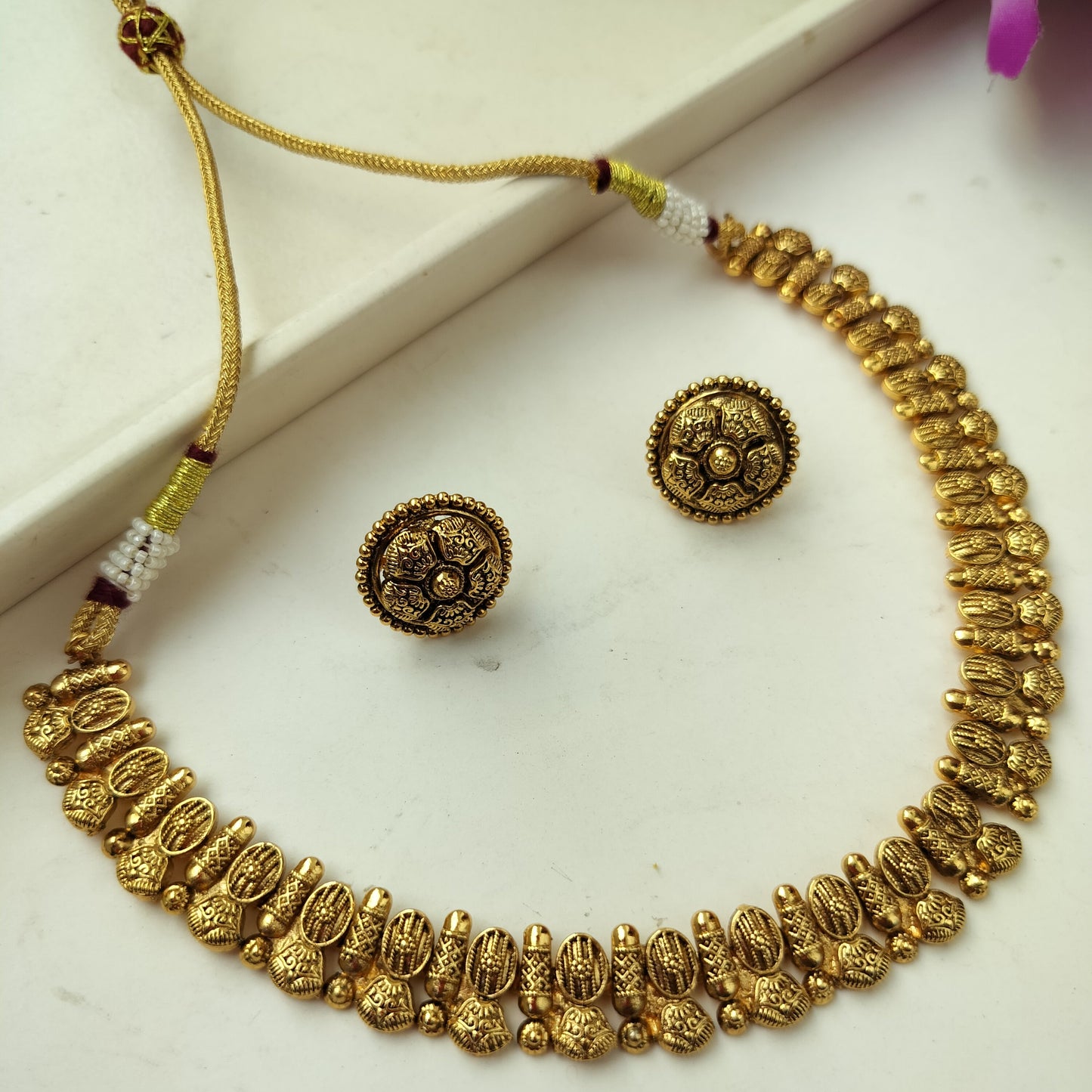 Ragini Gold Lookalike Necklace set