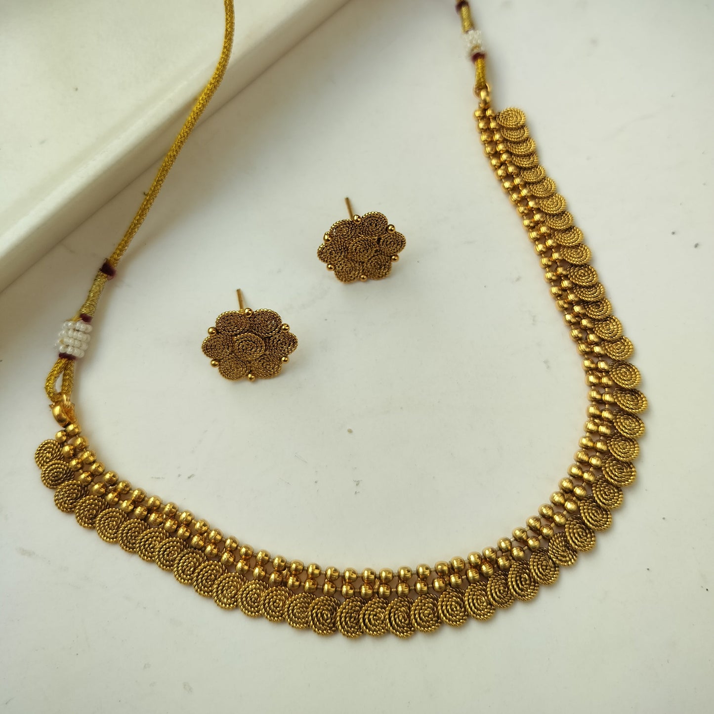 Swarn Gold Lookalike Necklace set