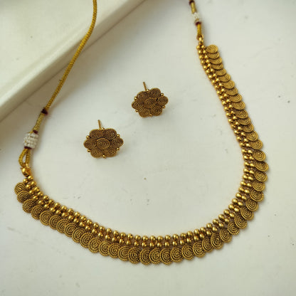 Swarn Gold Lookalike Necklace set