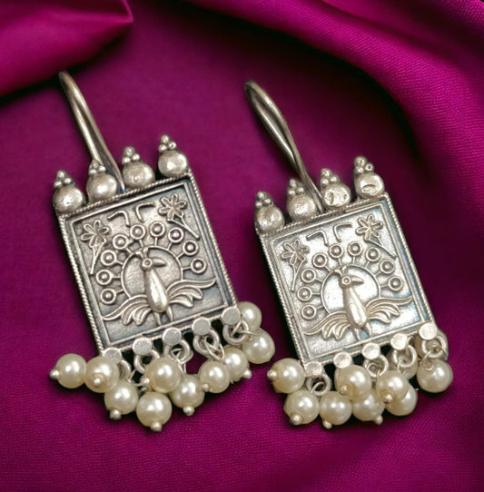 Rewa Silver replica earrings