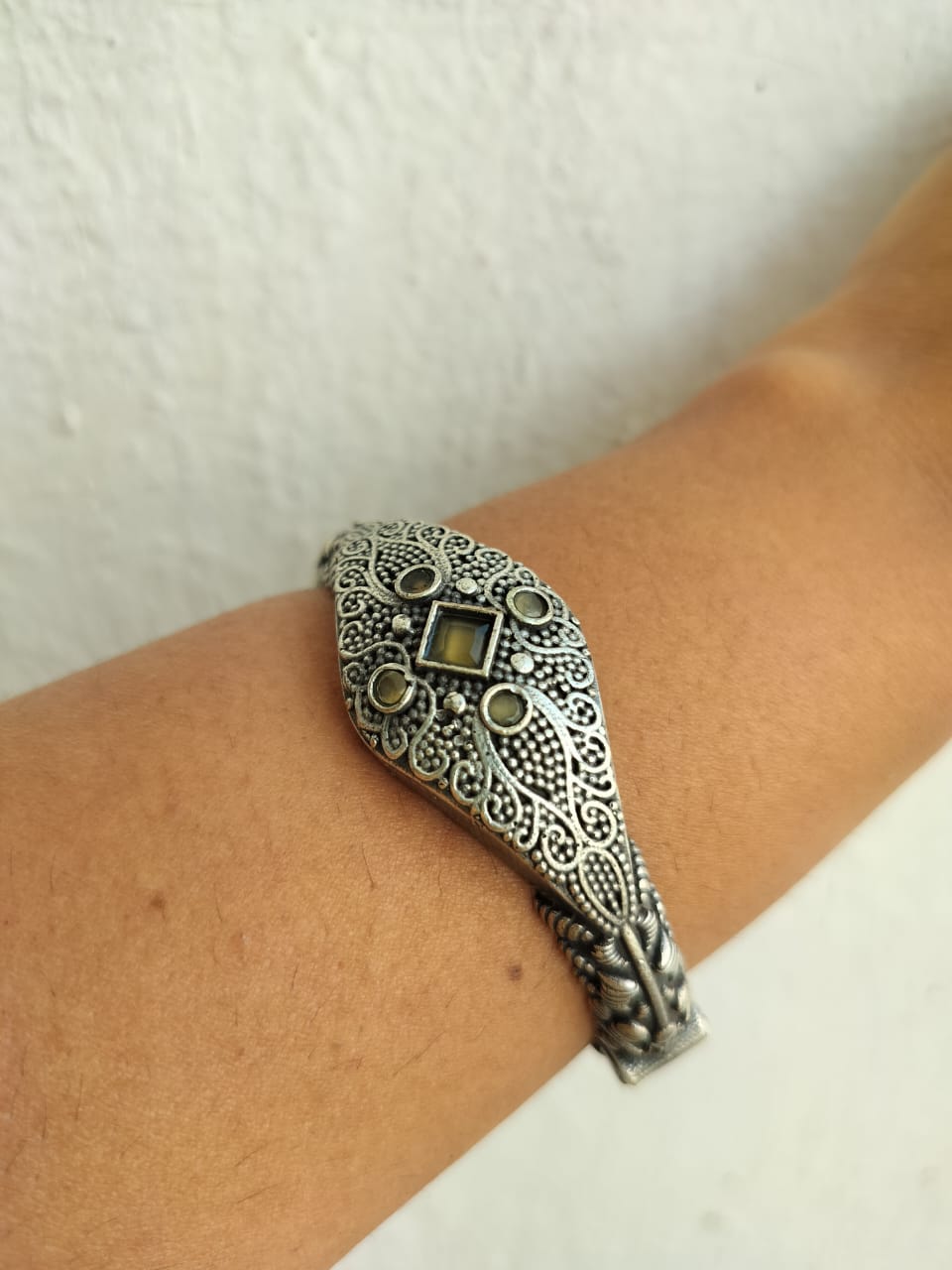 Hetvi Silver Lookalike Bracelet