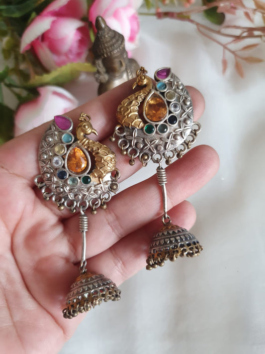 Multicolored Dhani Earrings