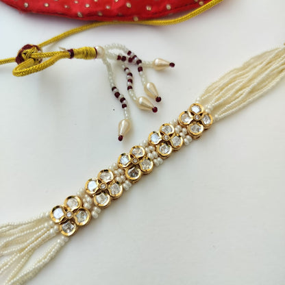 Naira Polki Kundan Choker set