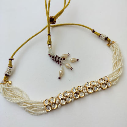 Naira Polki Kundan Choker set